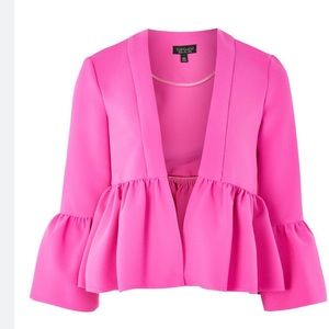 Top shop ruffle jacket